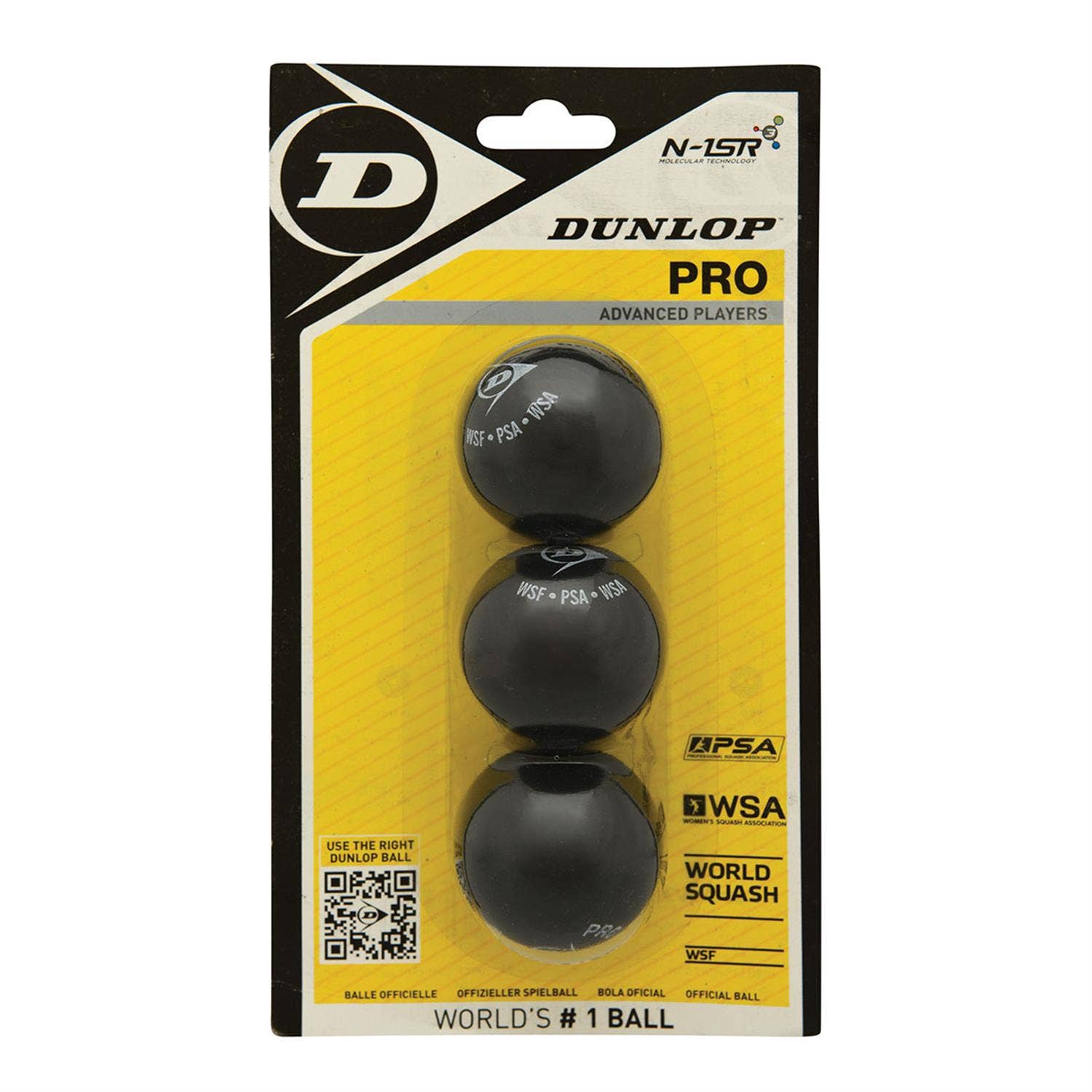 Dunlop Squashbal Pro Blister 2-stip