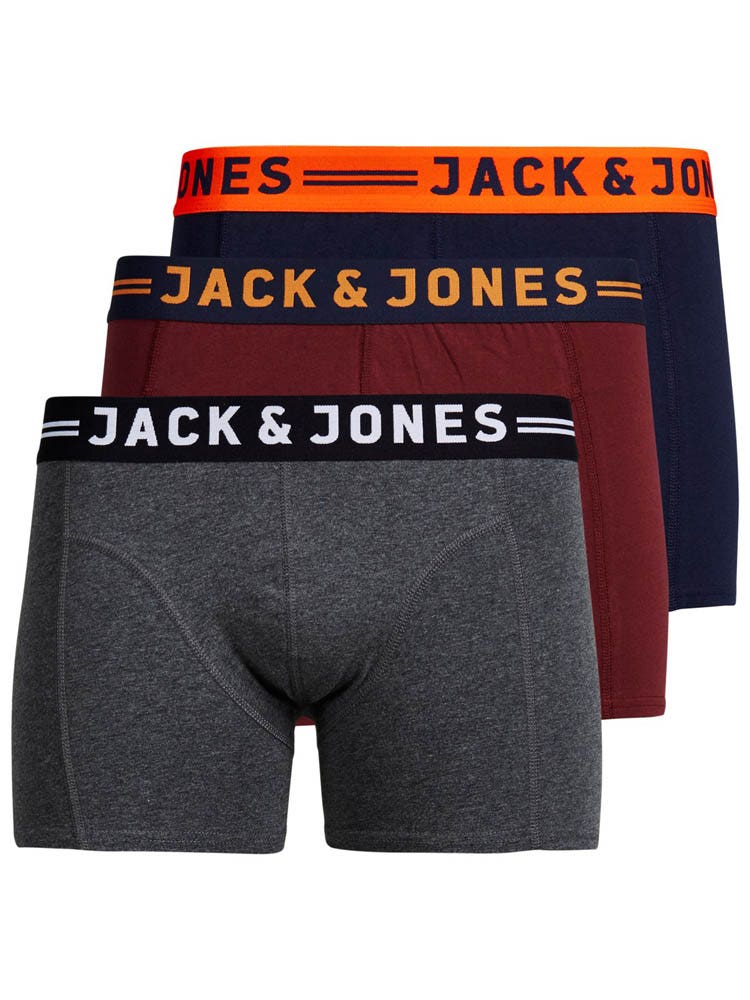 Jack & Jones Kids Lichfield Trunks 3 Pack Junior