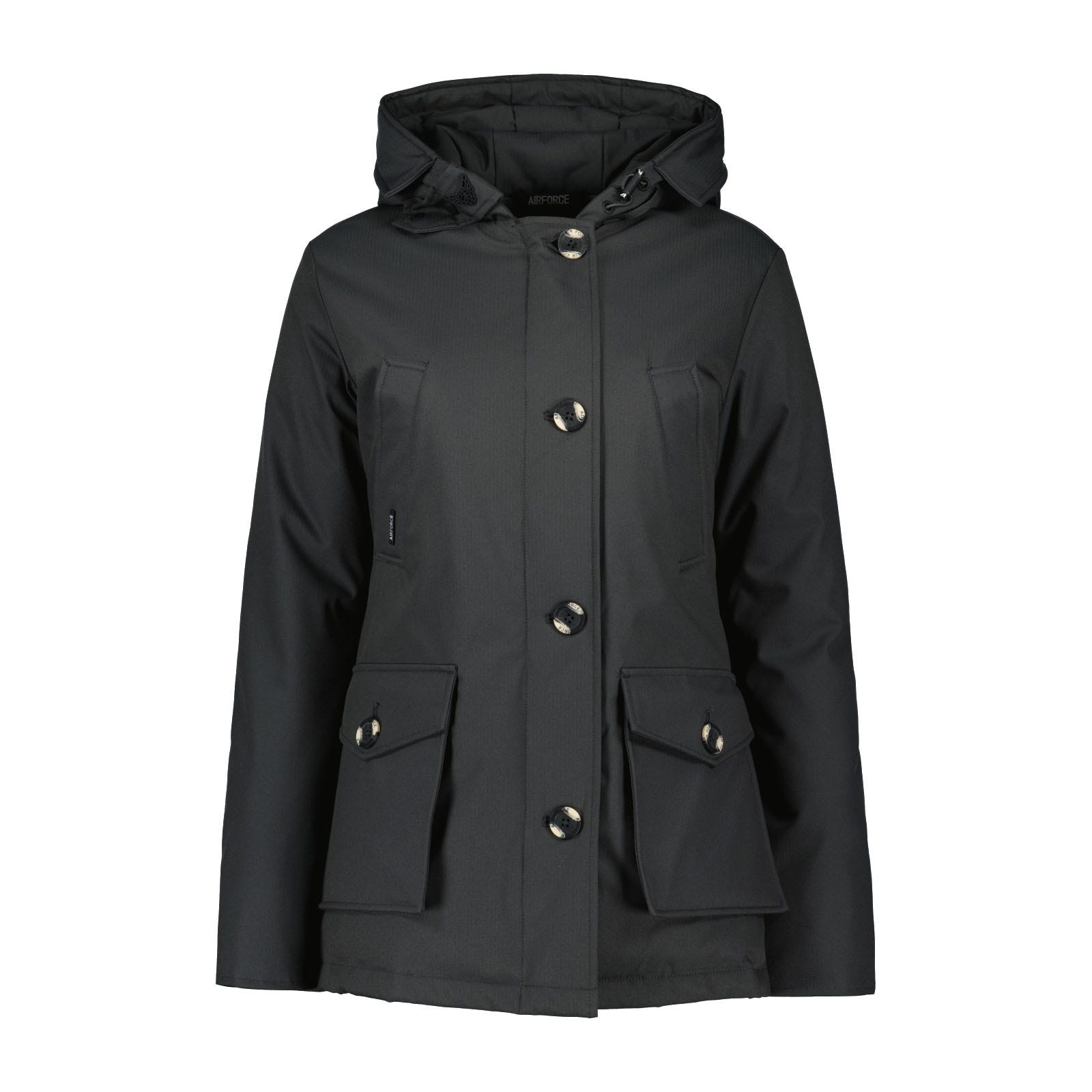 Airforce 4 Pocket Parka Grijs