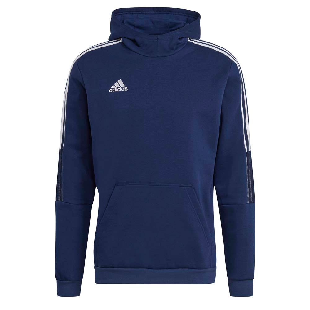 Adidas Tiro21 Sw Hood Blauw