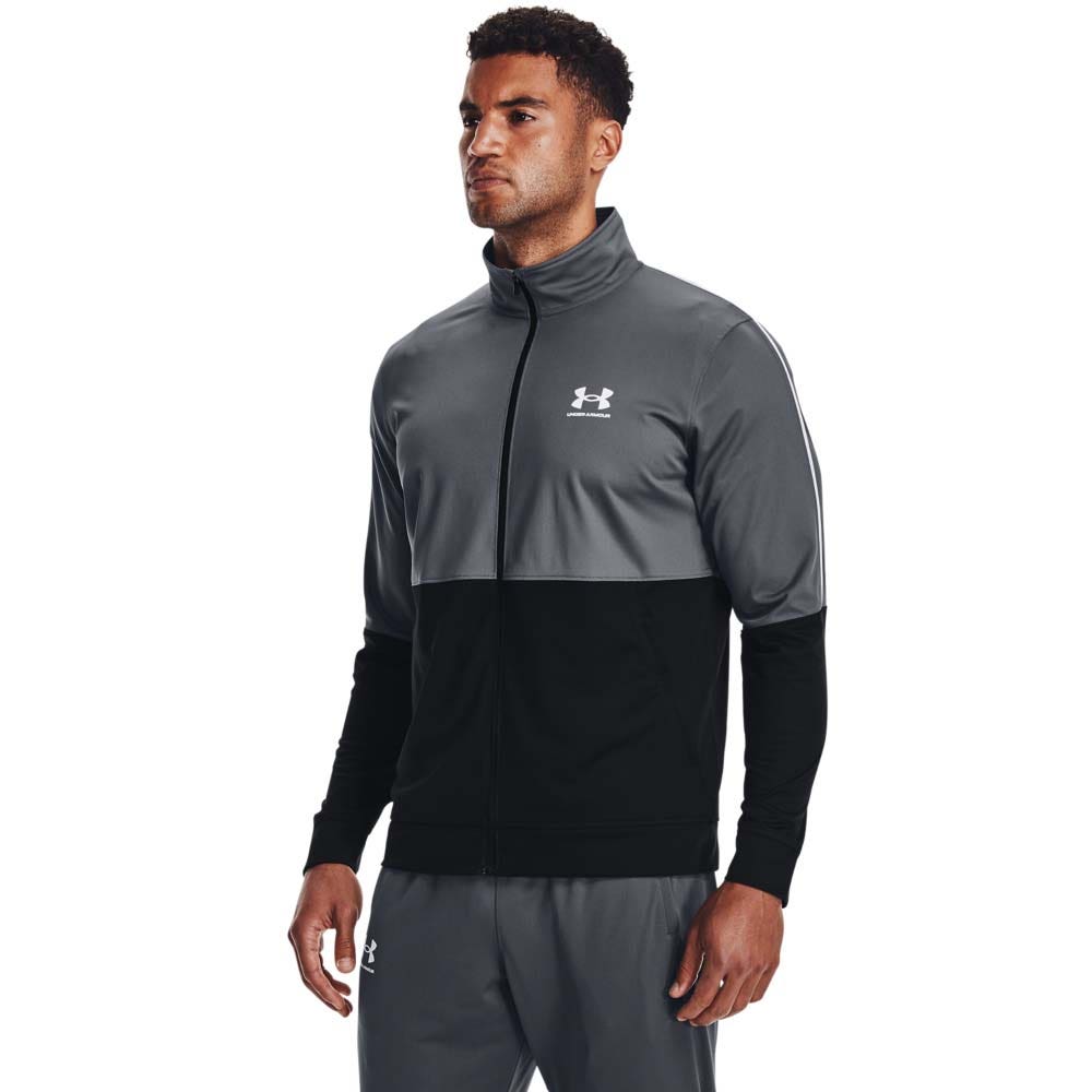Under Armour Pique Track Jacket Grijs