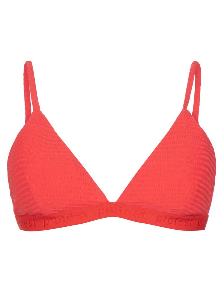 Protest Mixdalis Triangle Bikini Top Rood