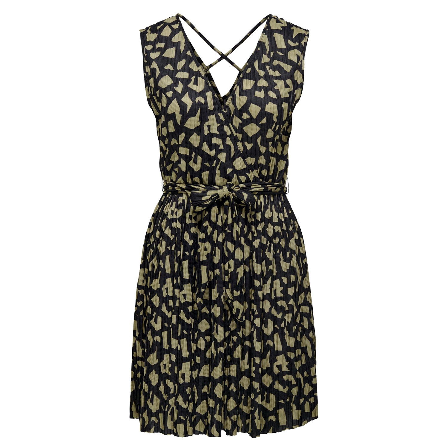 ONLY Regular fit v-hals korte jurk 