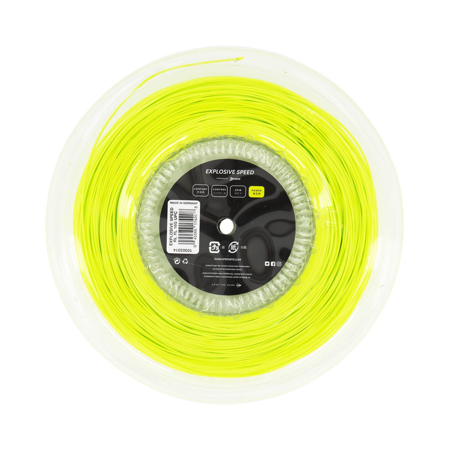 Dunlop Explosive Speed 16G YL D 200M Reel