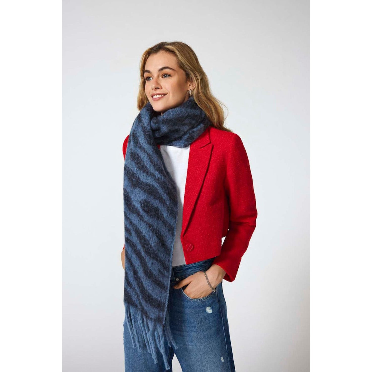 ONLY Kristina Life Zebra Scarf