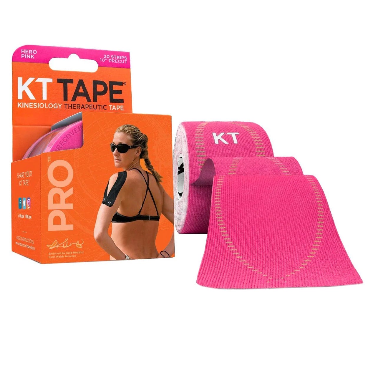 KT Tape Pro Tape Precut 20x25cm