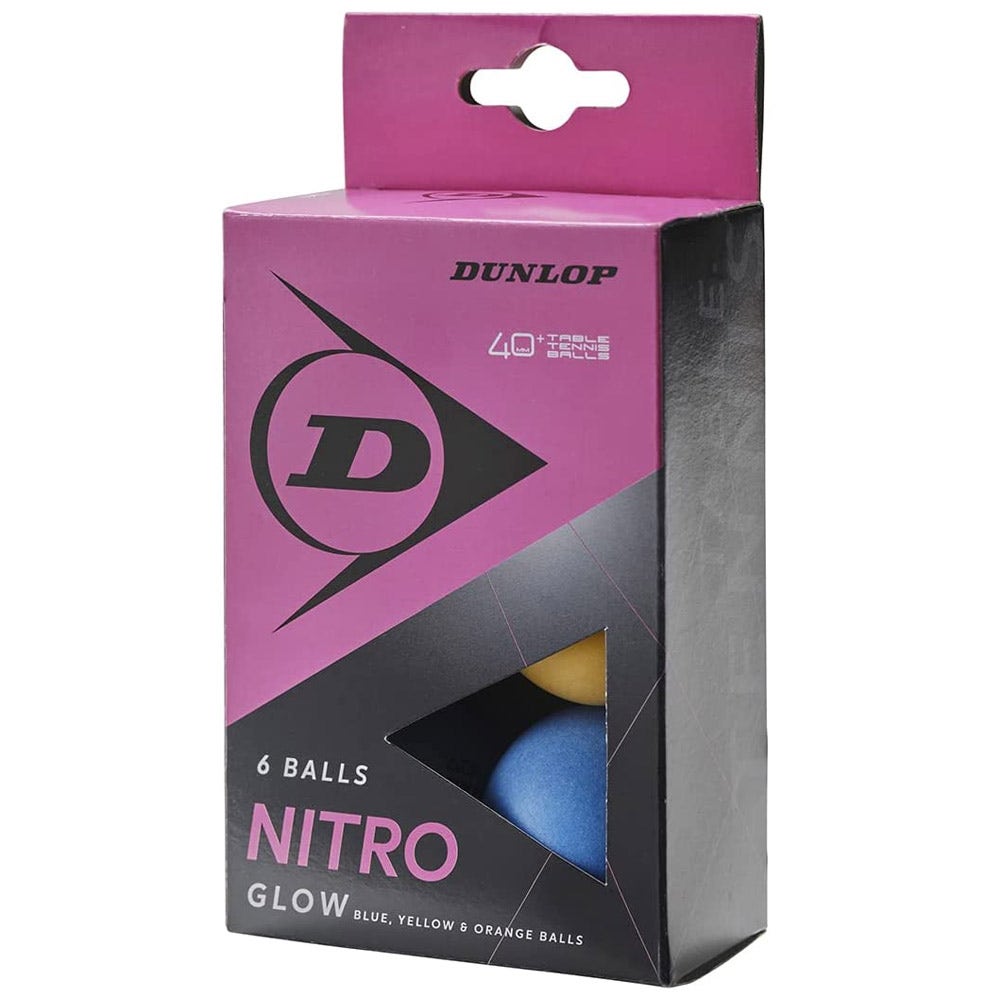 Dunlop 40+ Nitro Glow 6 Ball