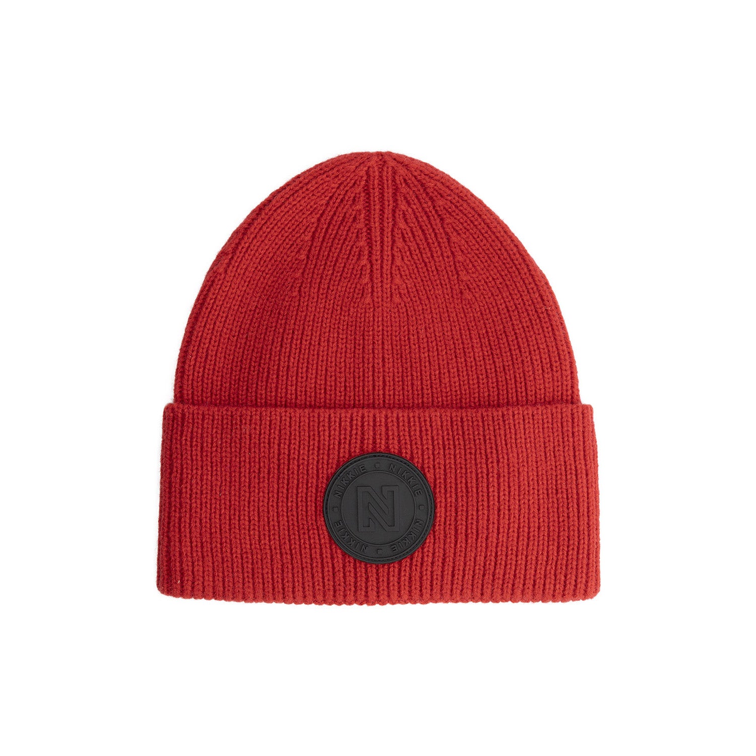 NIKKIE Round Patch Beanie