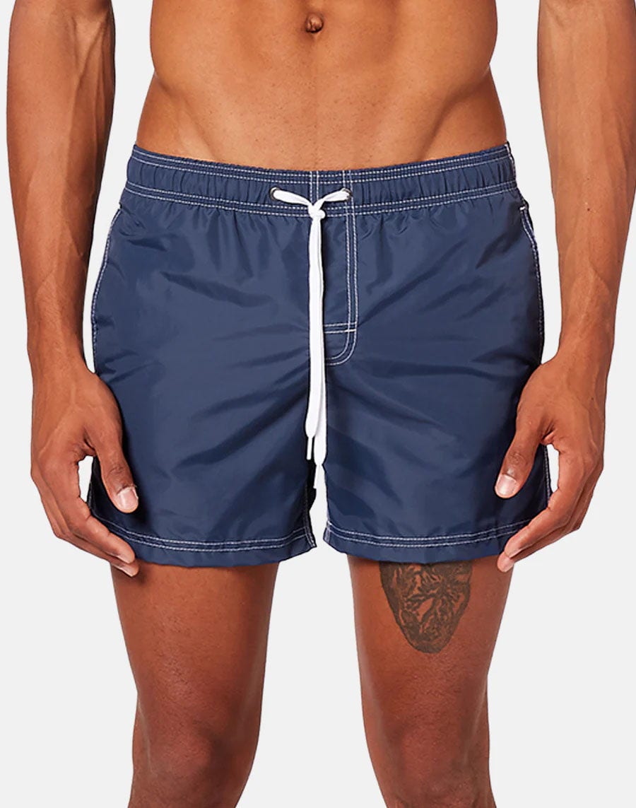 Sundek Stretch Waist Mid-Length Boardshort