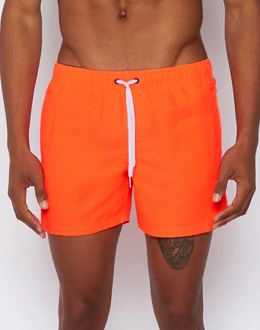 Sundek Stretch Waist Mid-Length Boardshort