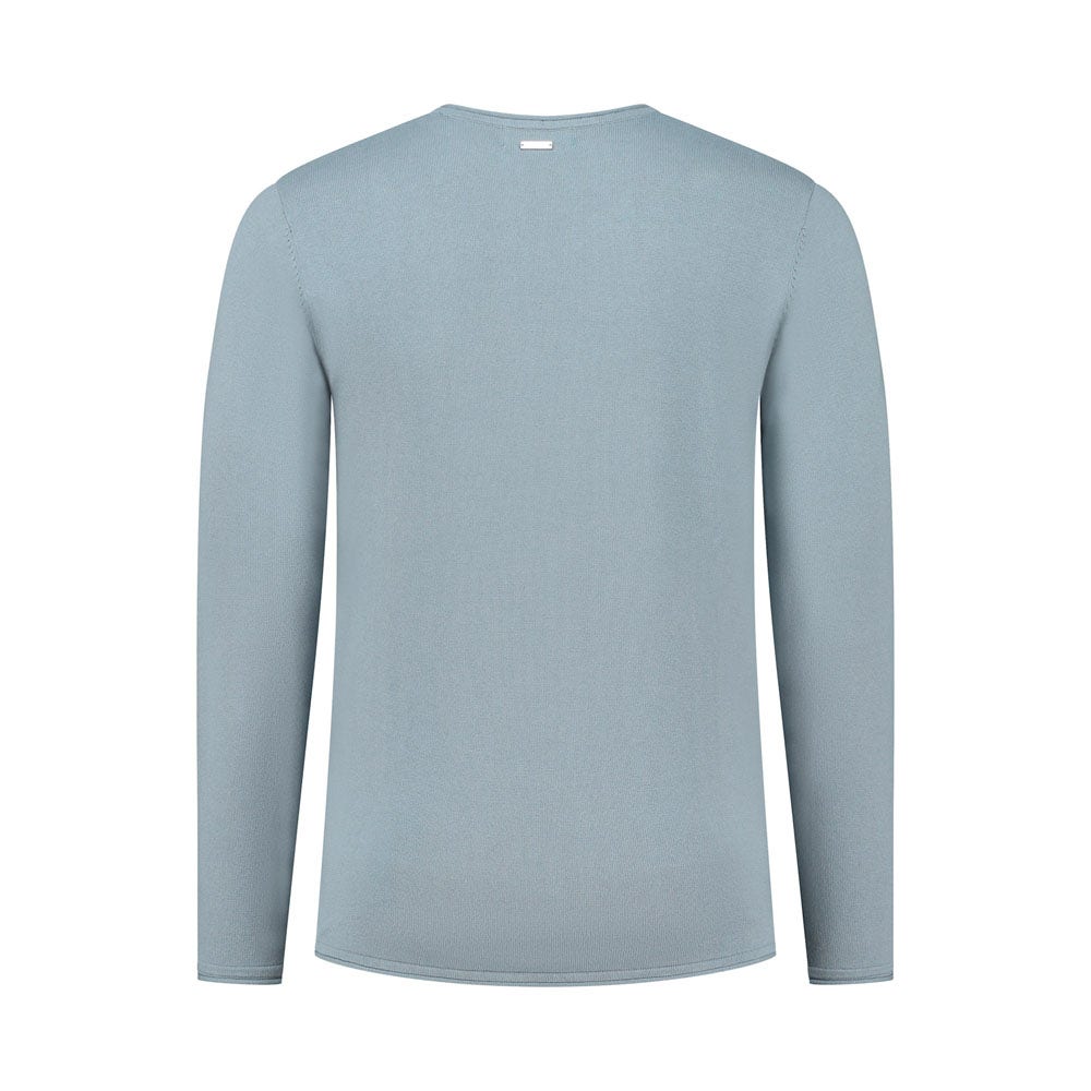 Purewhite Garment Dye Knit Round Neck