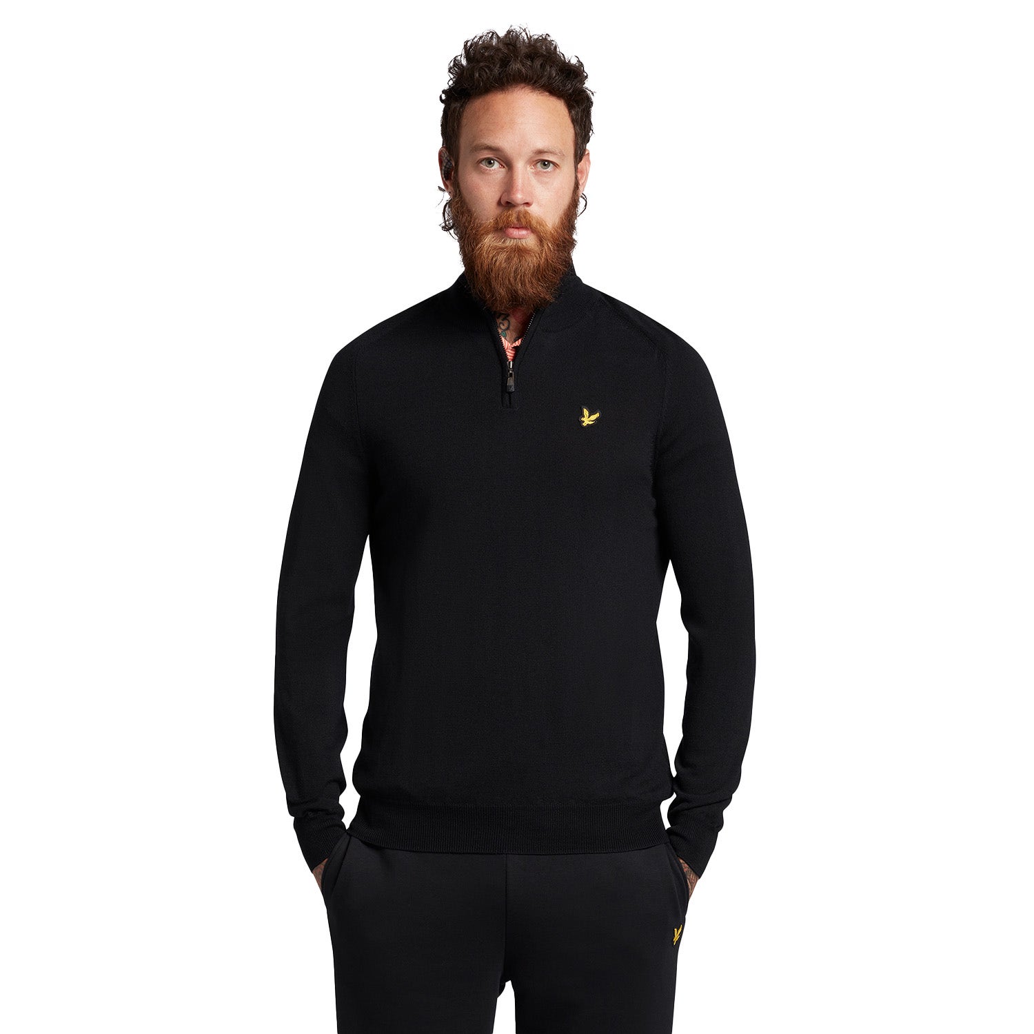Lyle & Scott Golf Core 1/4 Zip Merino Mix