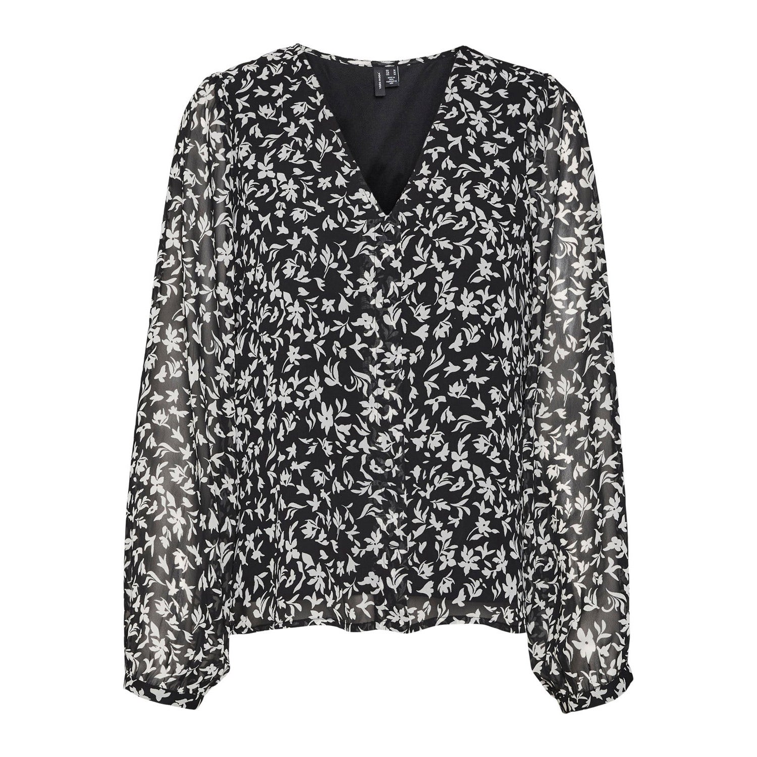 Vero Moda Holly V-Neck Button Top