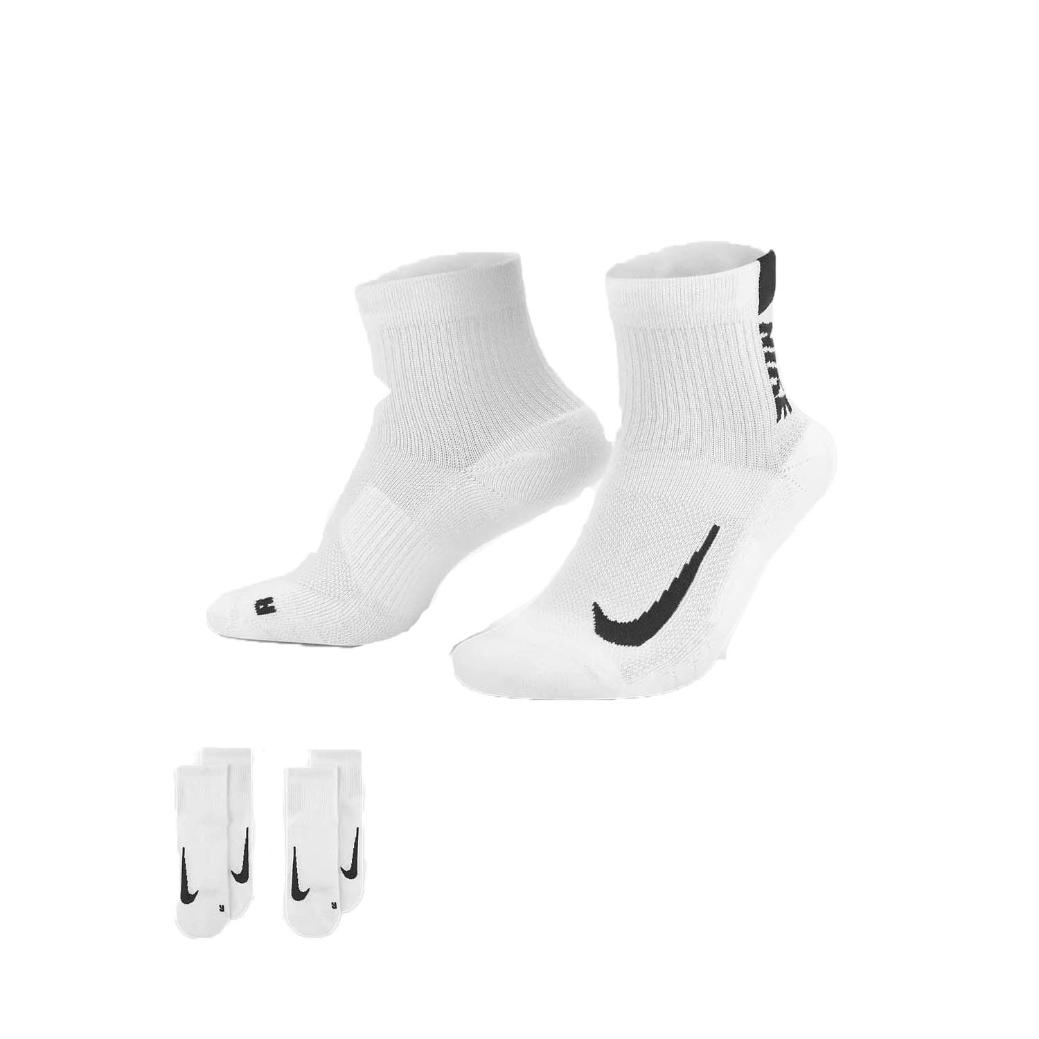 Nike Multiplier Ankle Socks 2-Pack