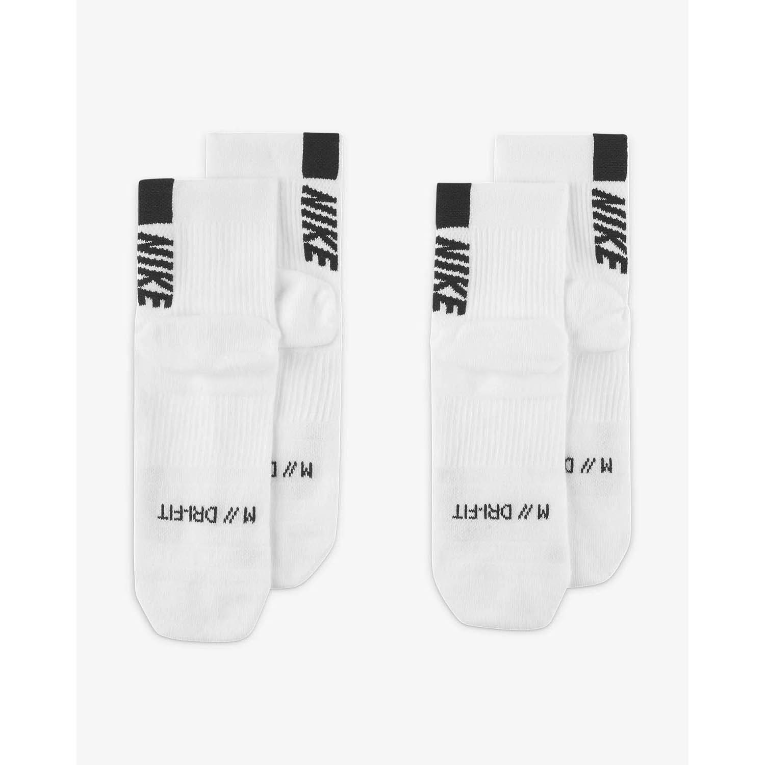 Nike Multiplier Ankle Socks 2-Pack