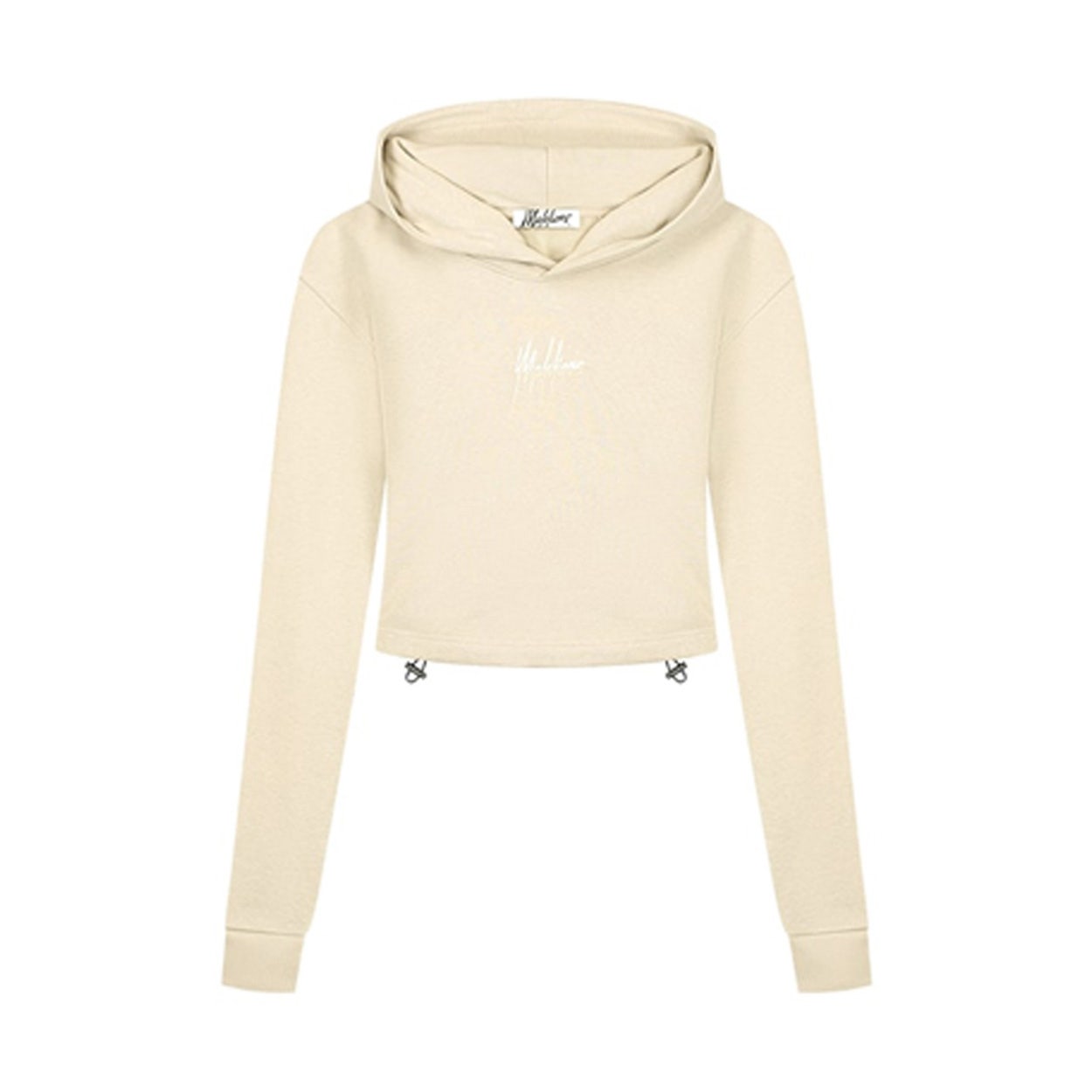 Malelions Kiki Crop Hoodie Bruin