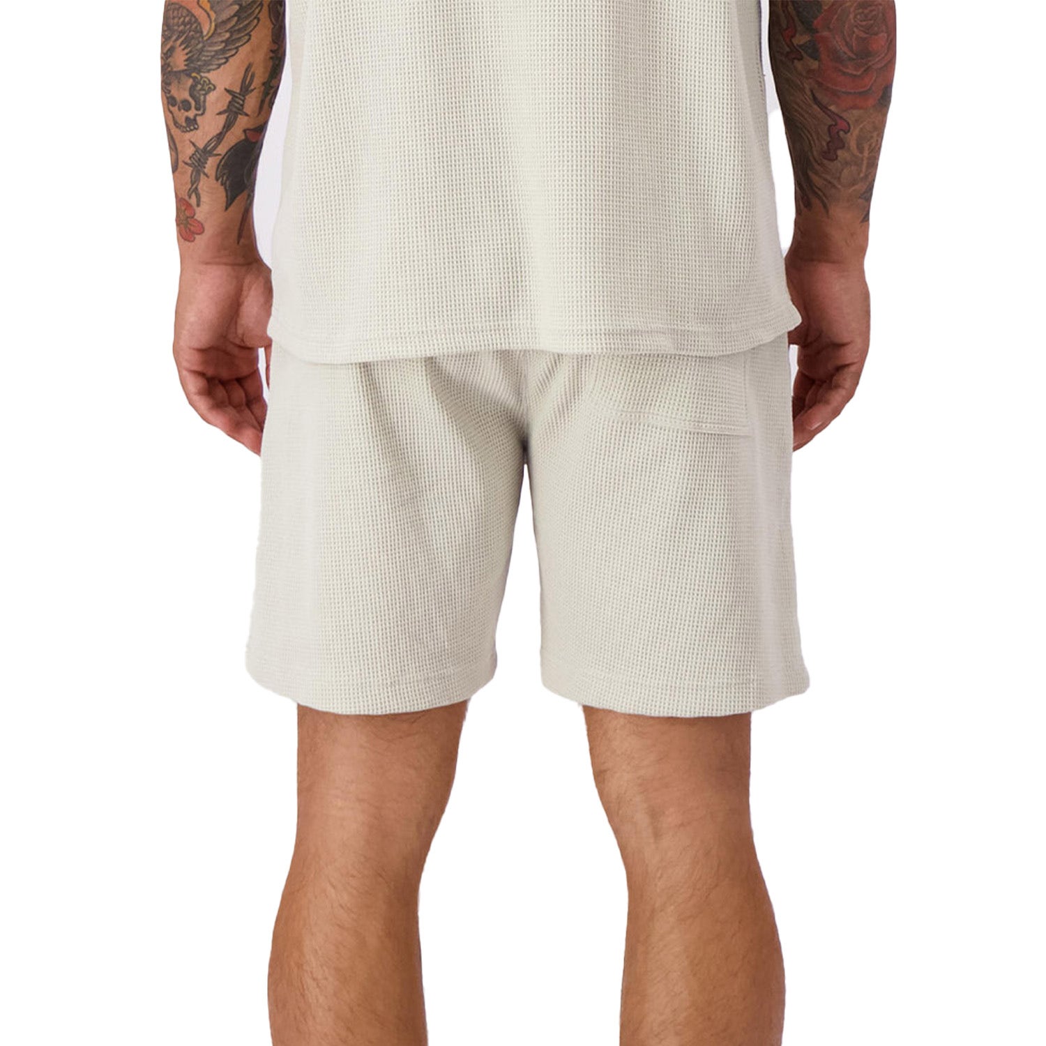 Black Bananas Monogram Waffle Shorts