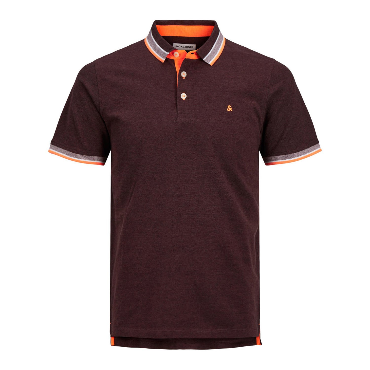 Jack & Jones Paulos Polo Short Sleeve Wijnrood