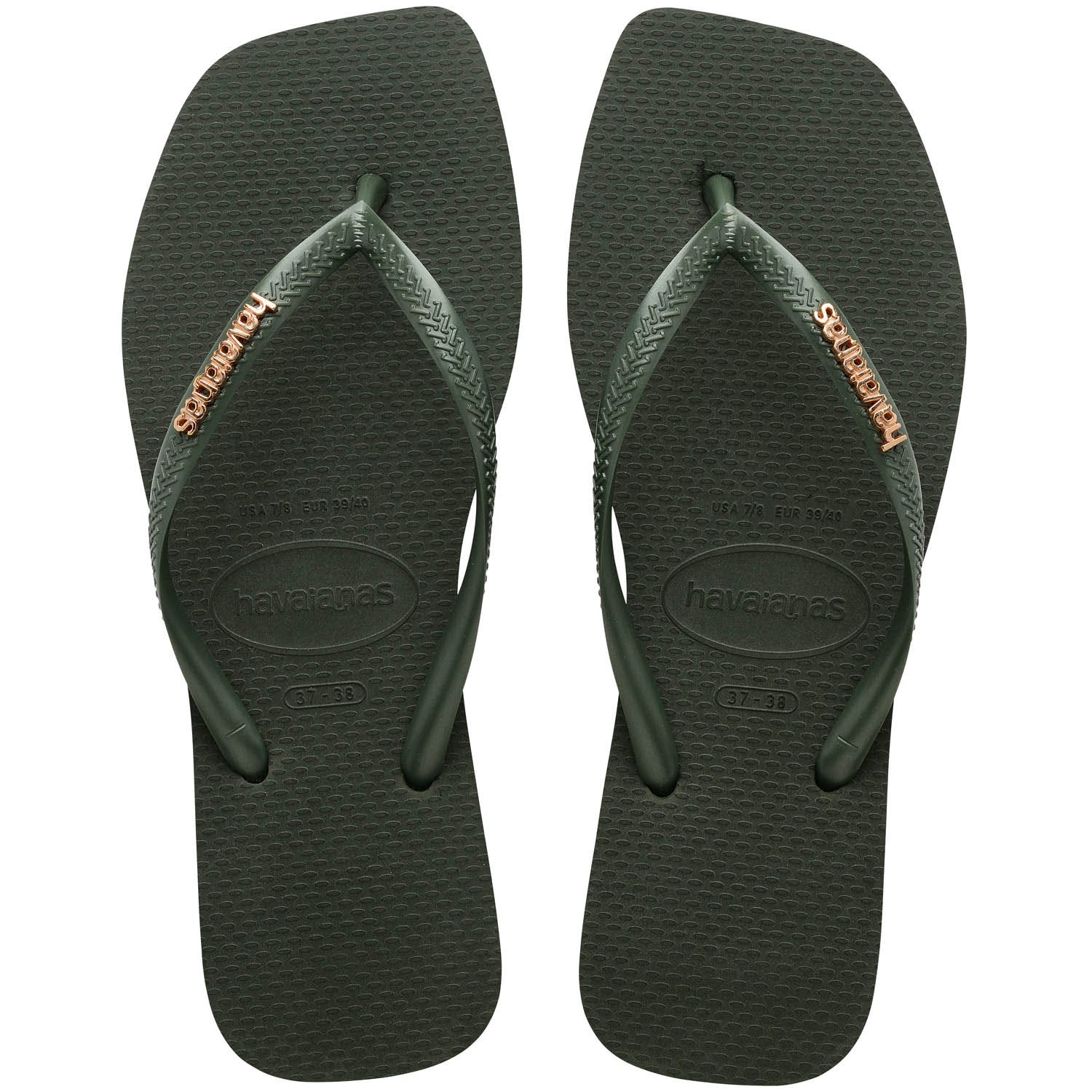 Havaianas Square Logo Metallic