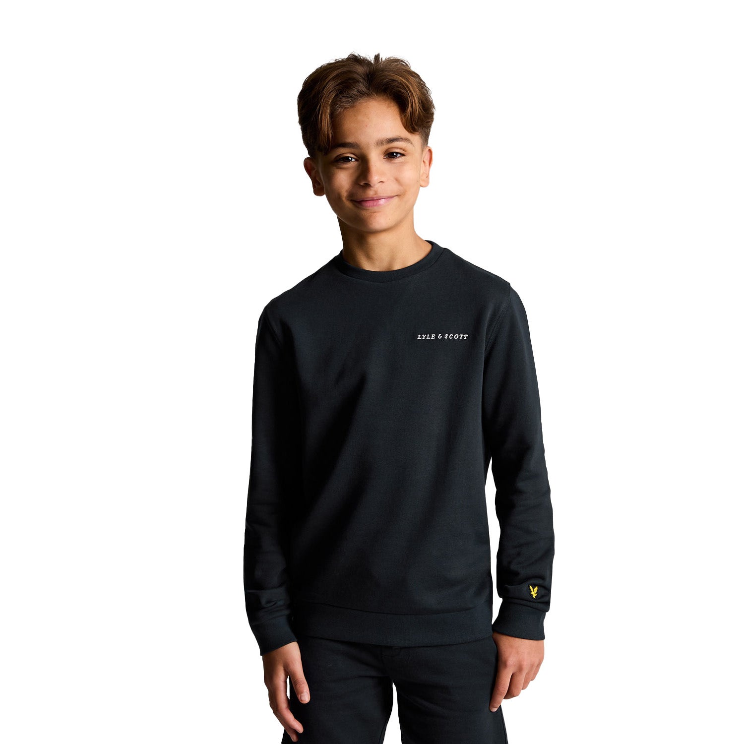 Lyle & Scott Script Crew Neck Sweatshirt Kids