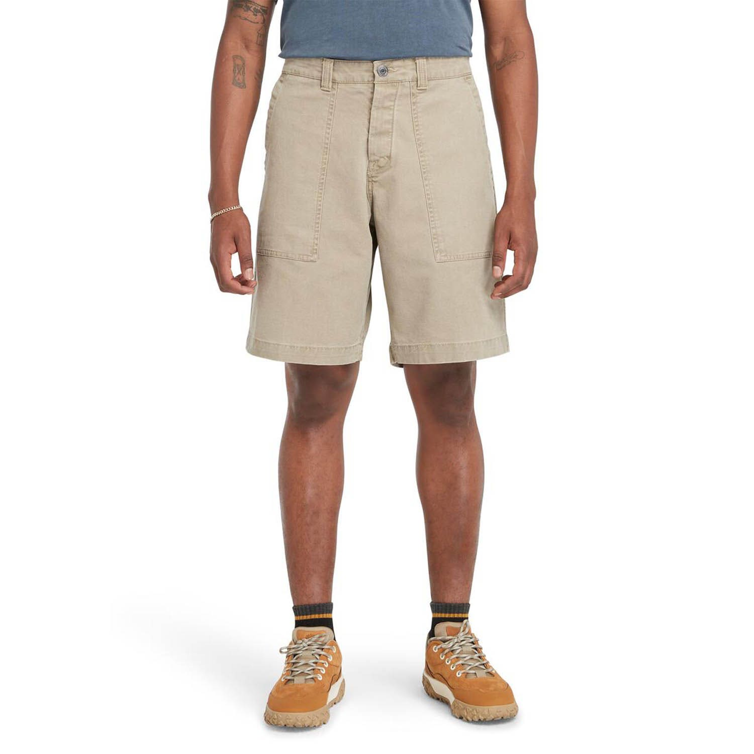 Timberland Washed Canvas Stretch Fatigue Short