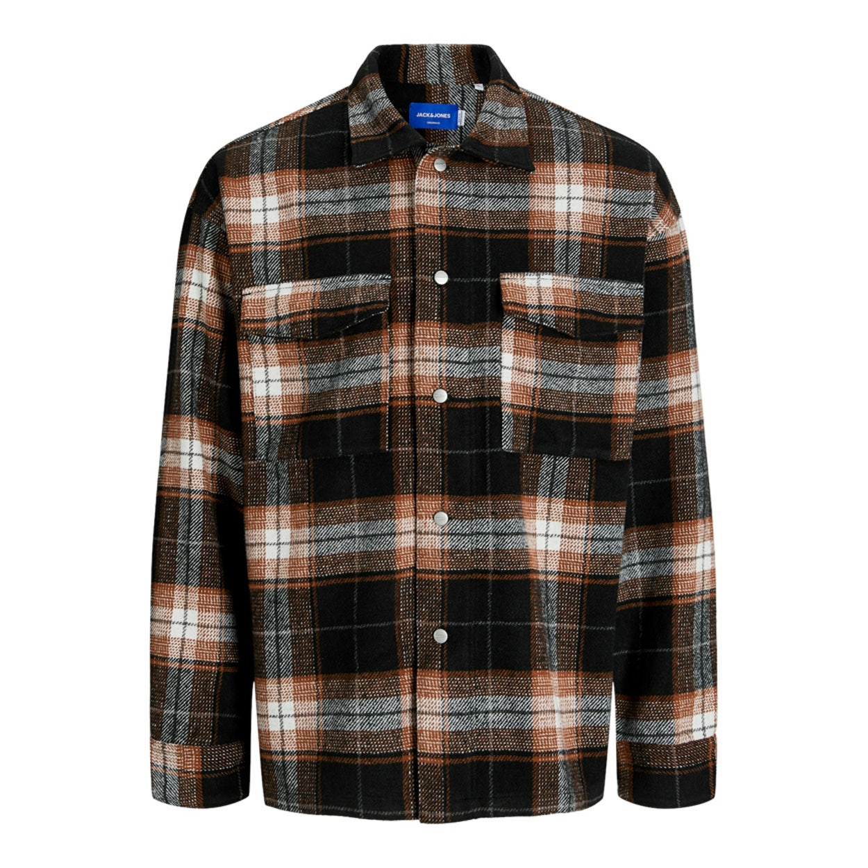 Jack & Jones Vesterbro Check Overshirt Zwart