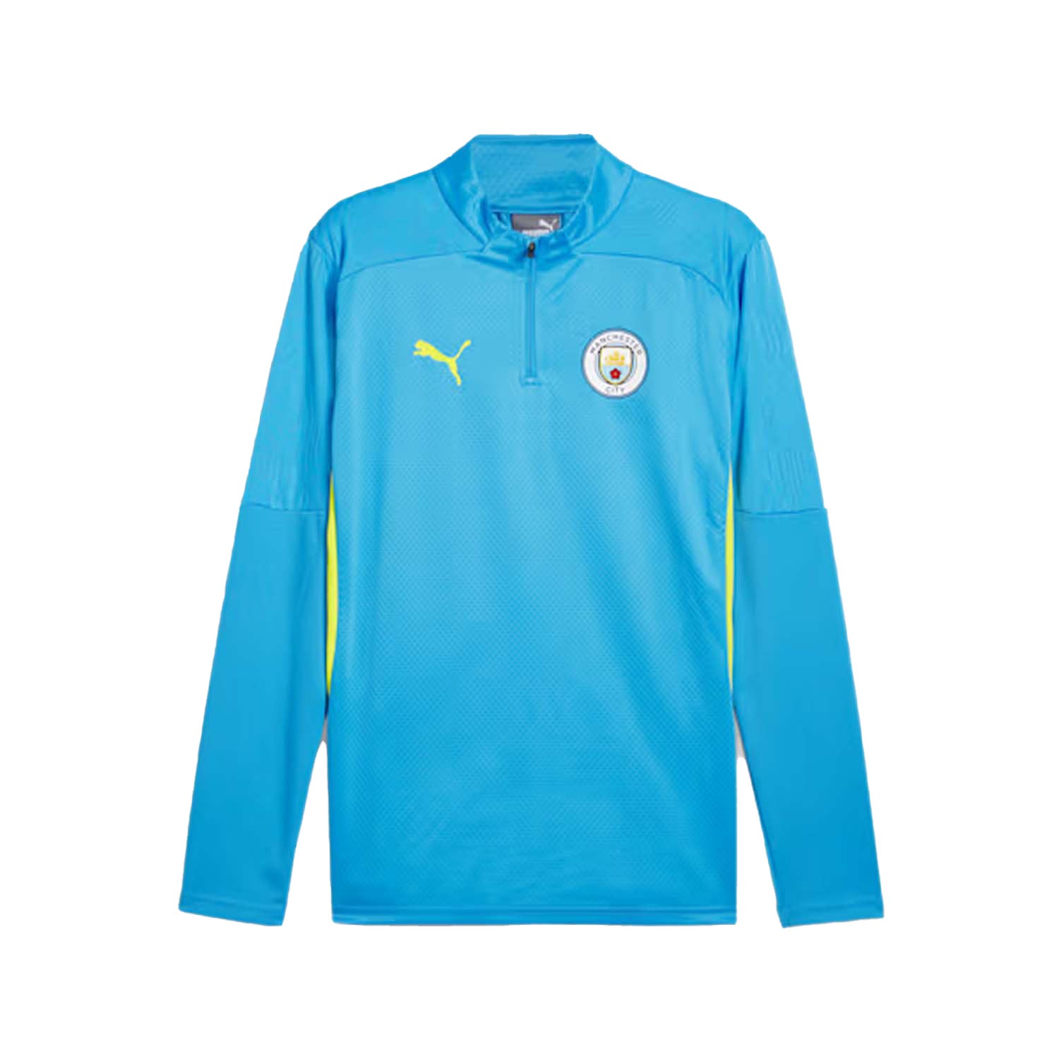 Puma Manchester City Training 1/4 Zip Top Blauw