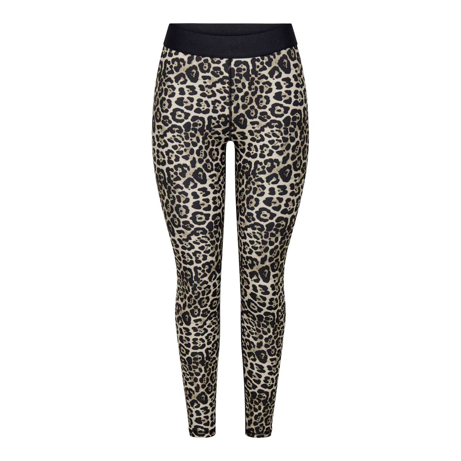 Only Play Highwaist Aop Train Tights Zwart