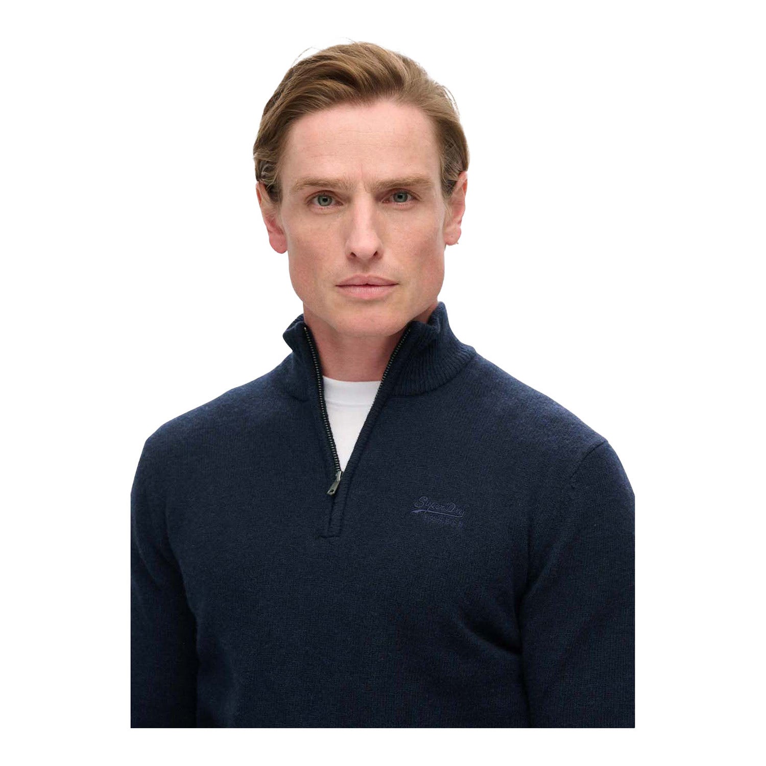 Superdry Essential Emb Knit Half Zip