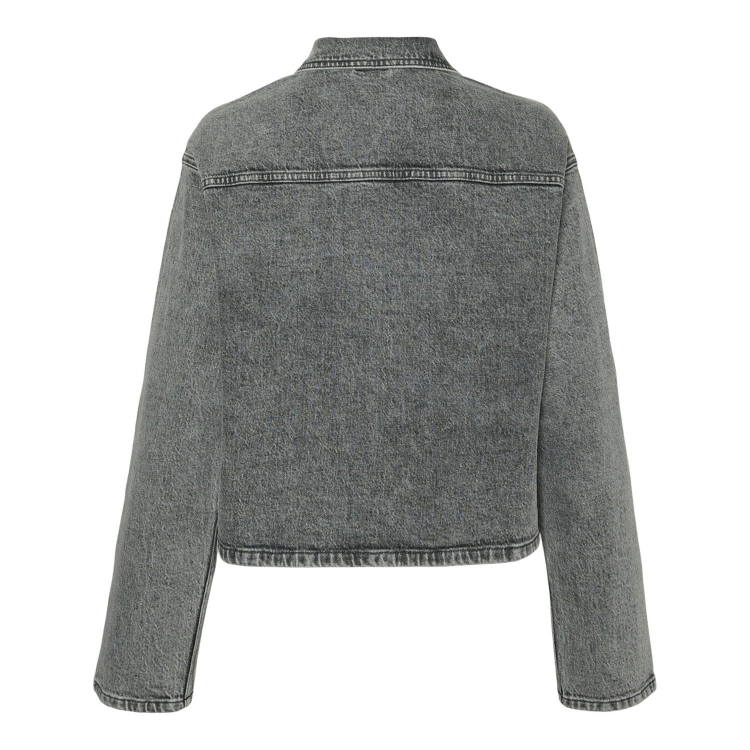 Vero Moda Ellas Long Sleeve Studs Denim Shirt