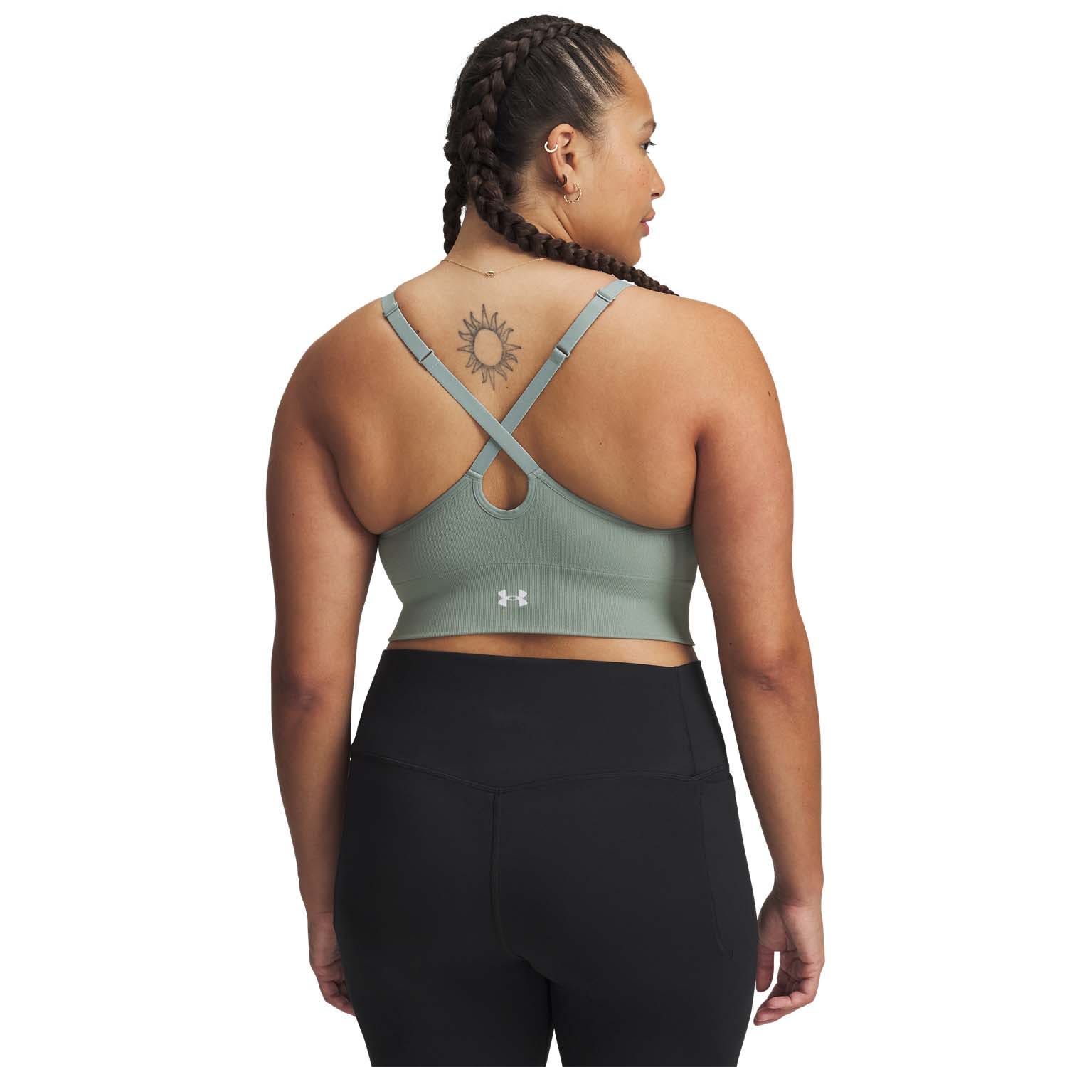 Under Armour Vanish Seamless Low Bra Groen