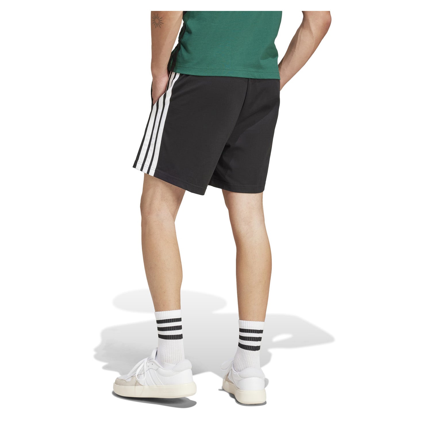 adidas Essential Three Stripes Single Jersey Short