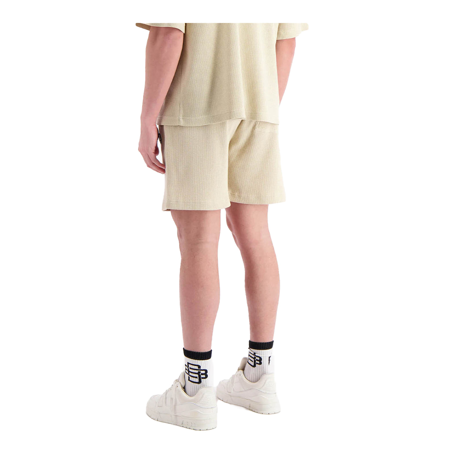 Black Bananas Monogram Waffle Shorts