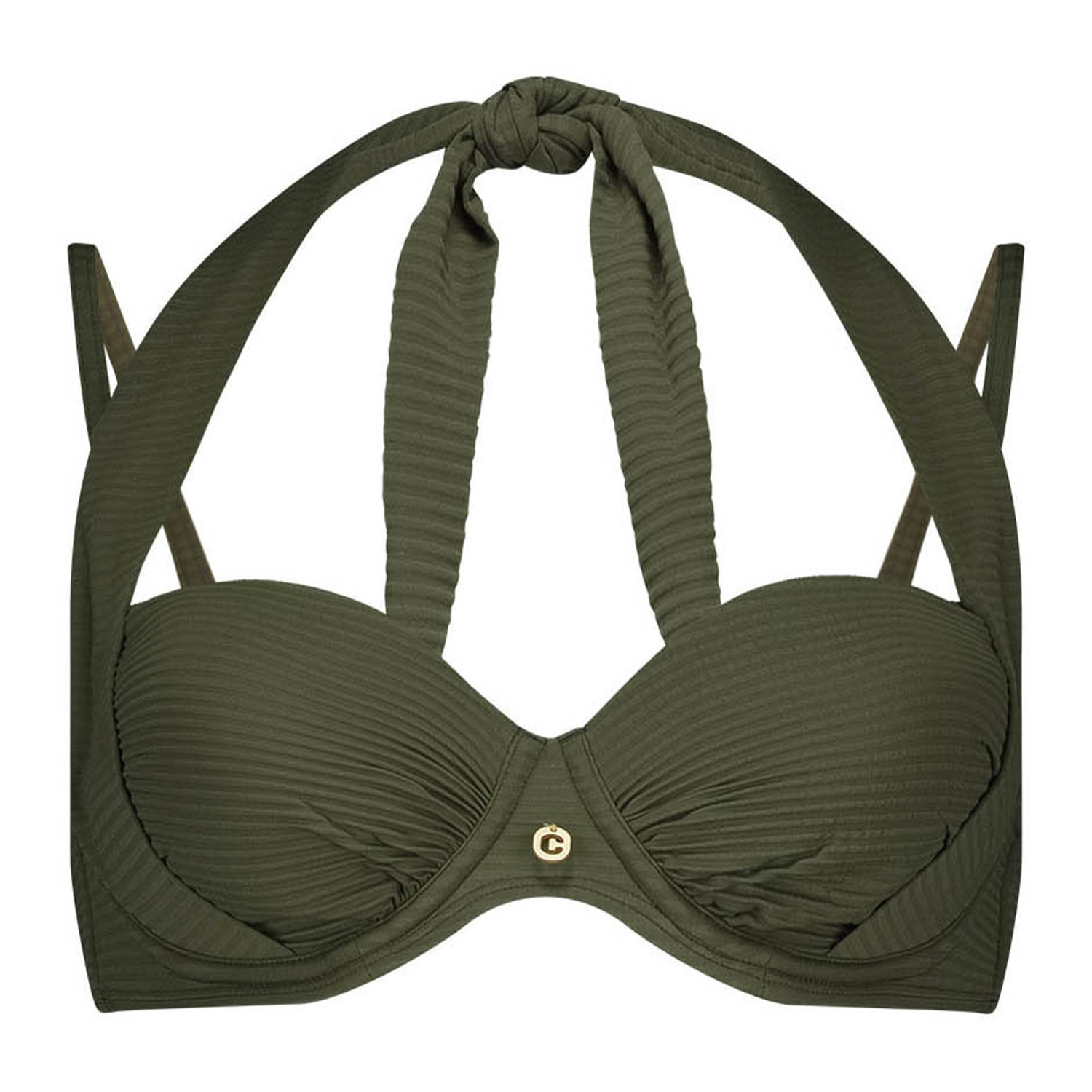 Ten Cate Beach Bikini Top Multiway Padded Wired Groen
