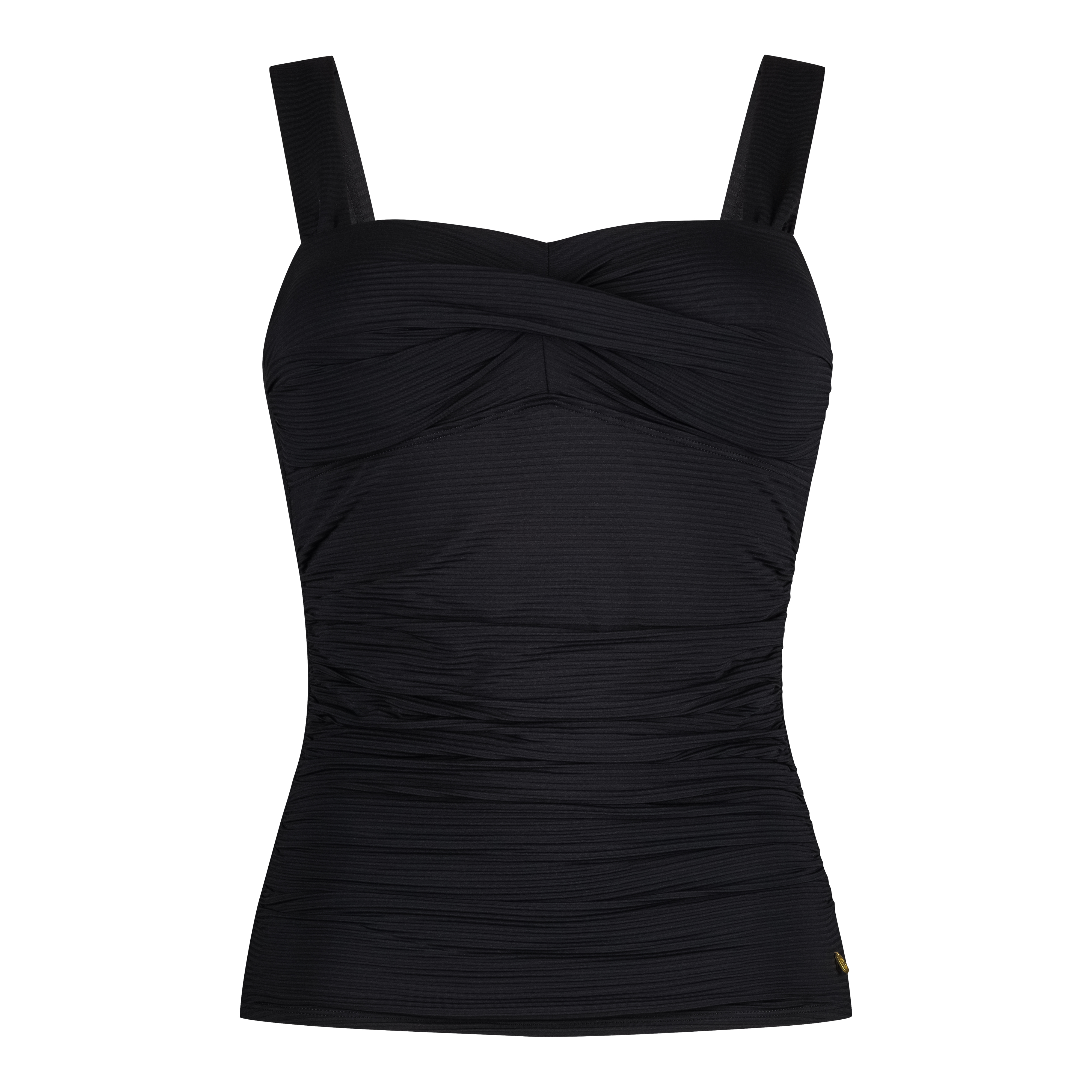 Ten Cate Beach Twisted Tankini Top Zwart