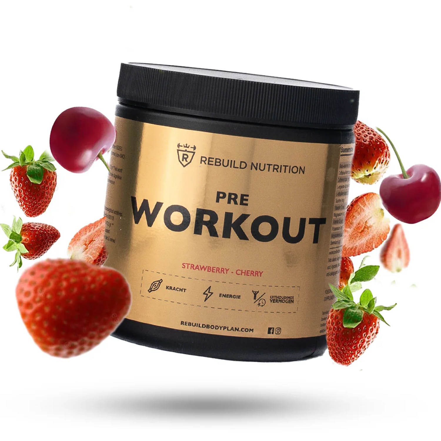 Rebuild Body Plan Pre-Workout Strawberry-Cherry
