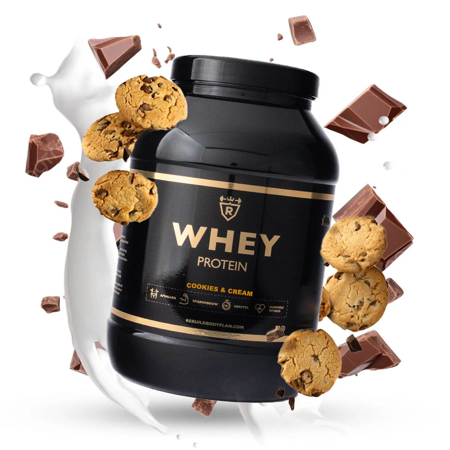 Rebuild Body Plan Whey Protein Cookies & Cream