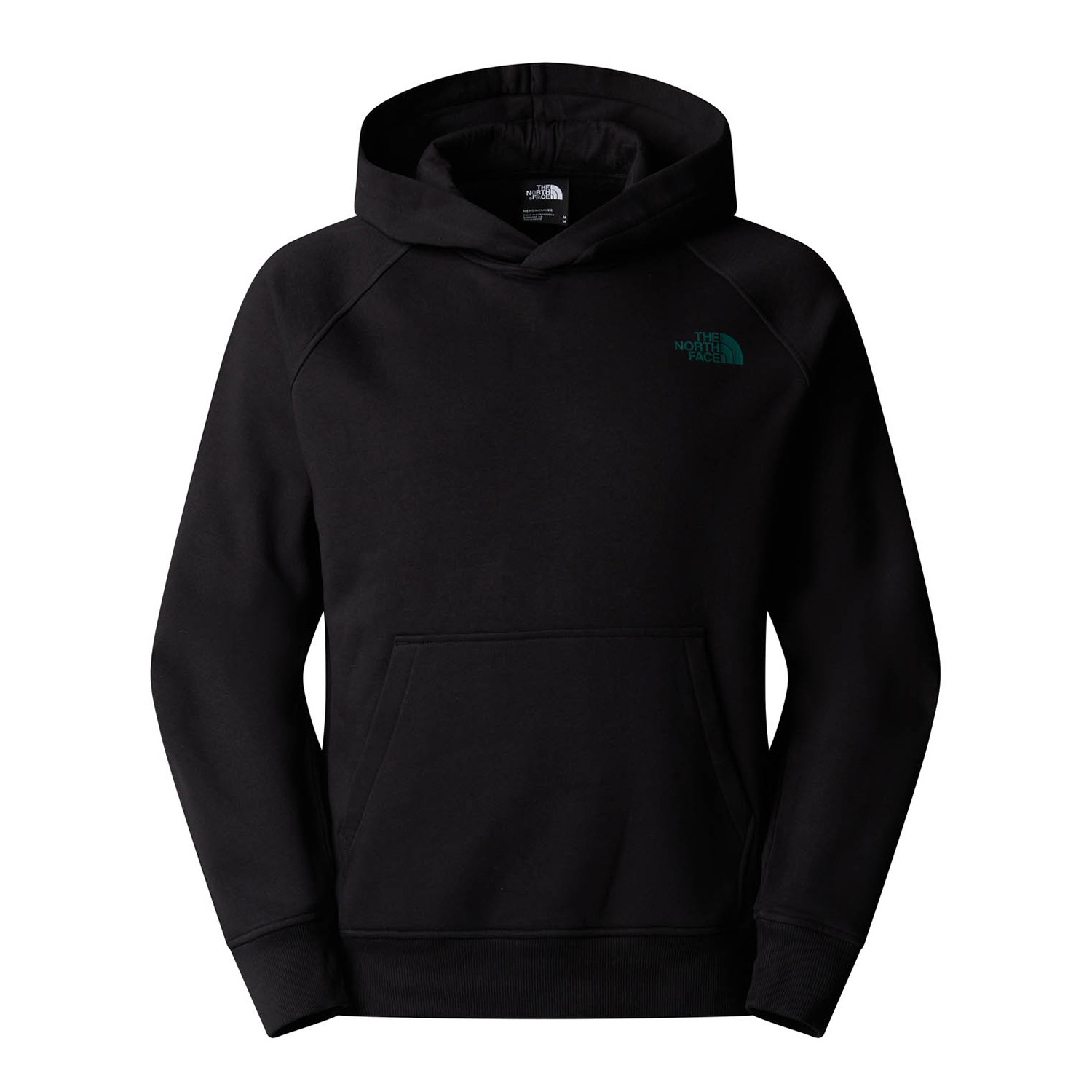 The North Face Raglan Box Tailgrid Hoodie Zwart