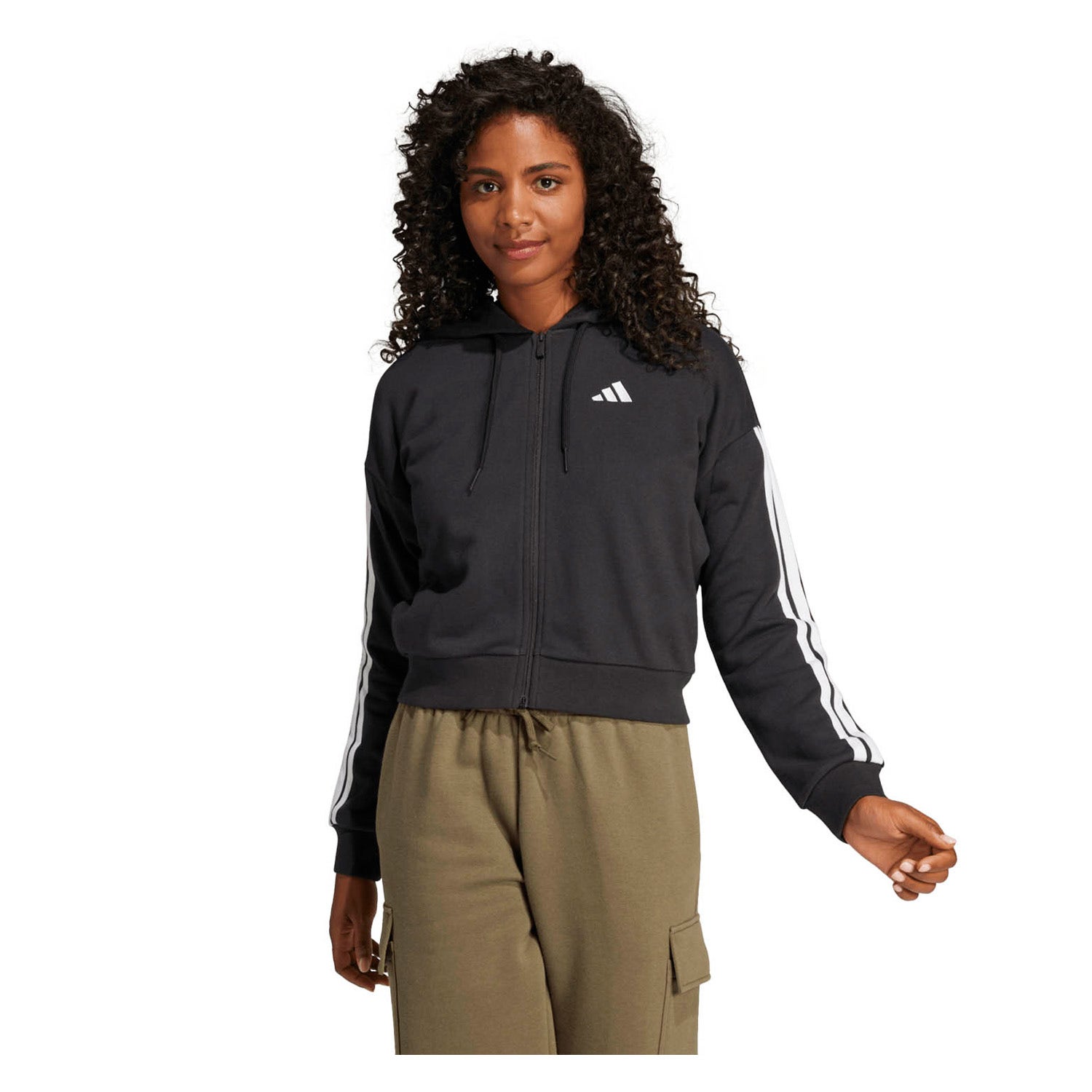 adidas Essentials 3-Stripes French Terry Ritshoodie