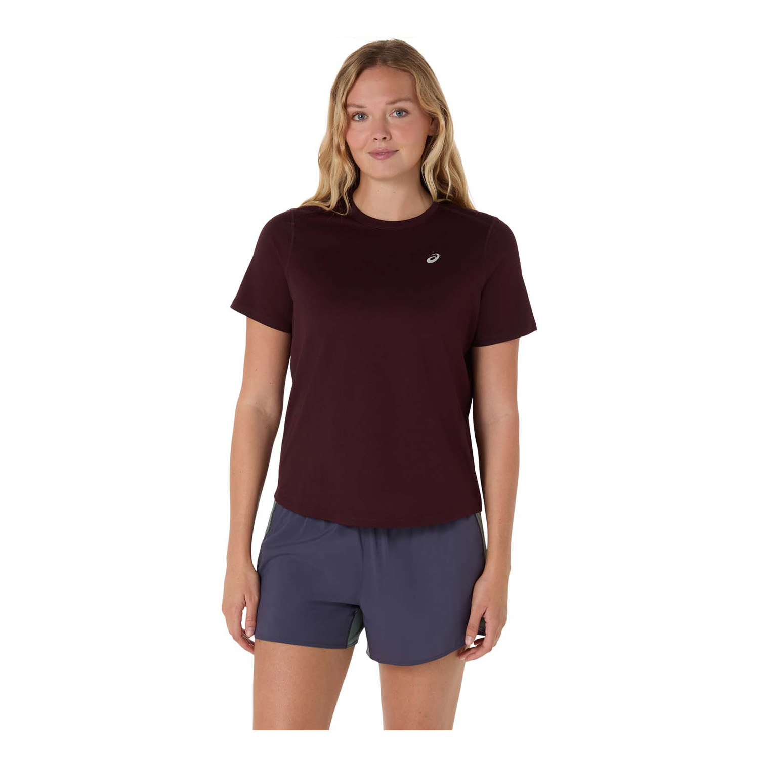 Asics Core Ss Top Dames Rood