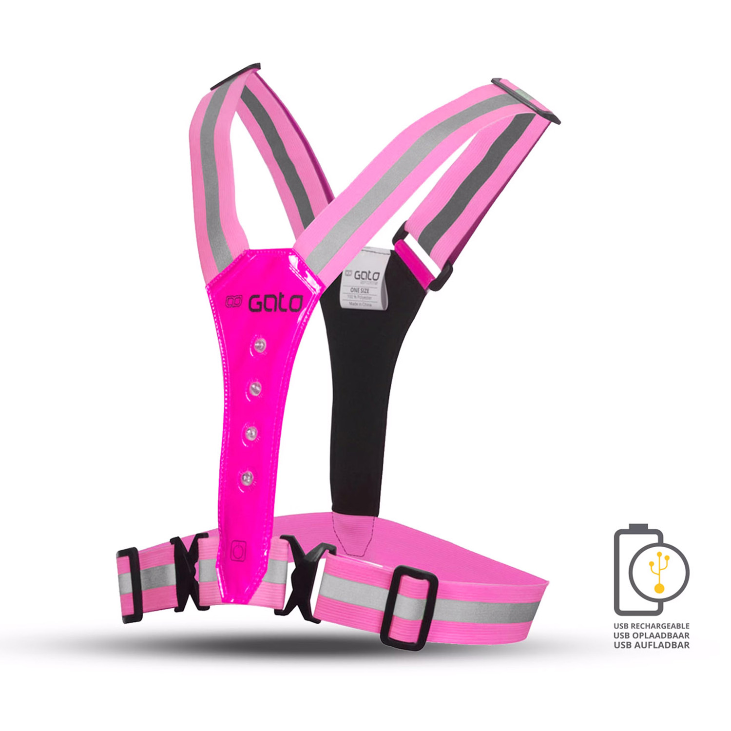 Gato Safer Sport LED Vest USB