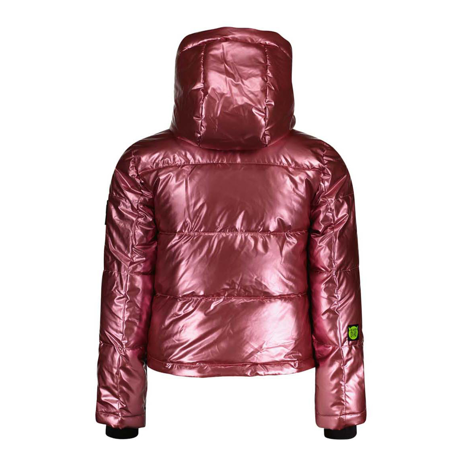 Super Rebel Spicy Metallic Hooded Ski Jacket Meiden