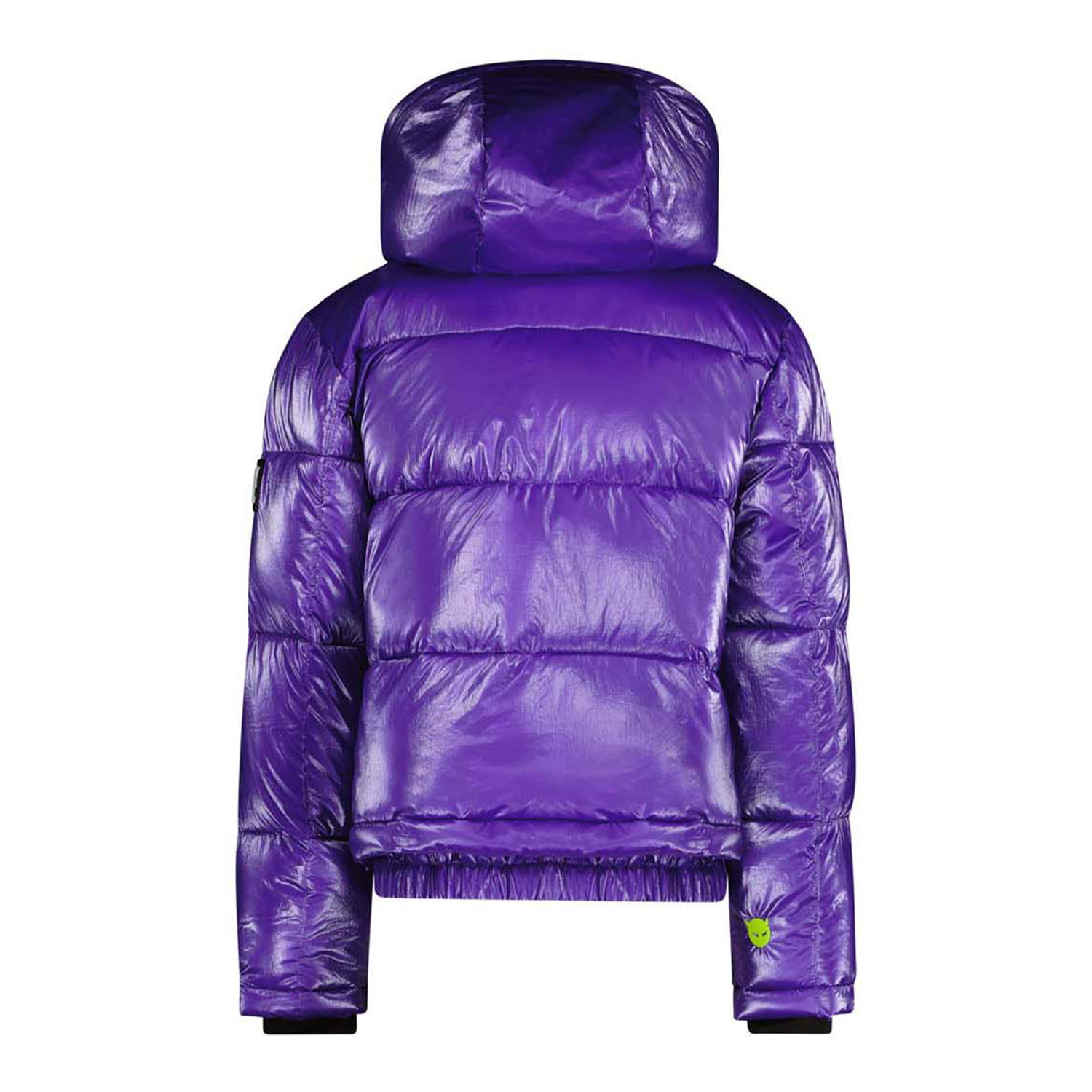 Super Rebel Spicy Metallic Hooded Ski Jacket Meiden