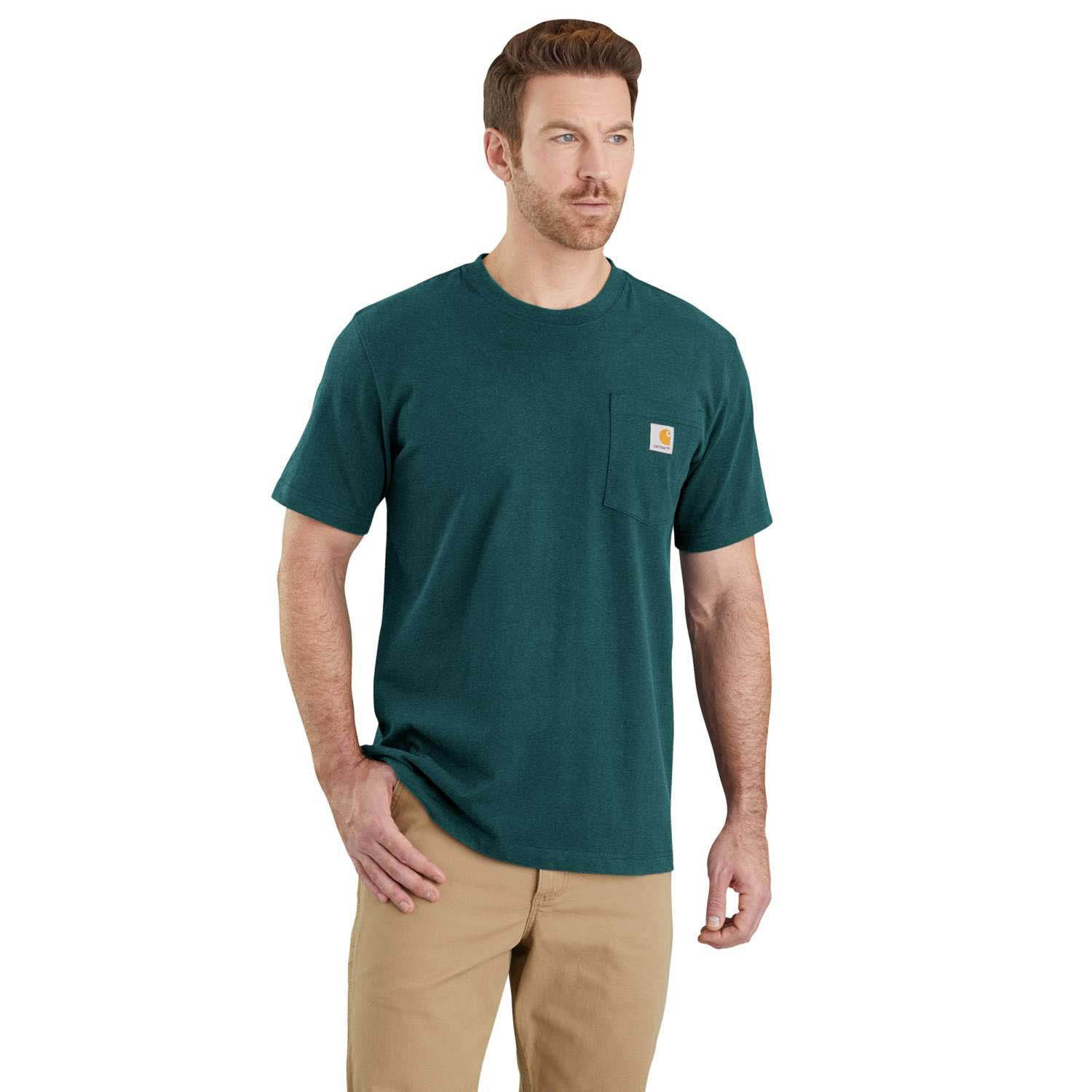 Carhartt Relaxed Fit Heren T-Shirt Met Zak