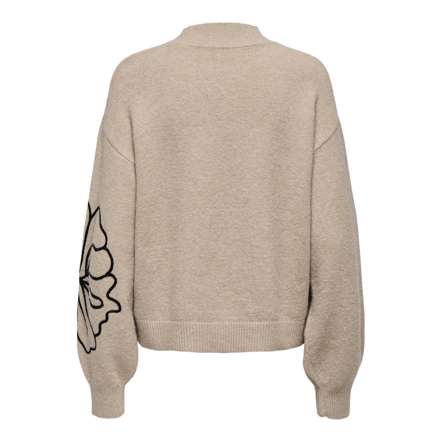 Jacqueline De Yong Jella Flower Pullover