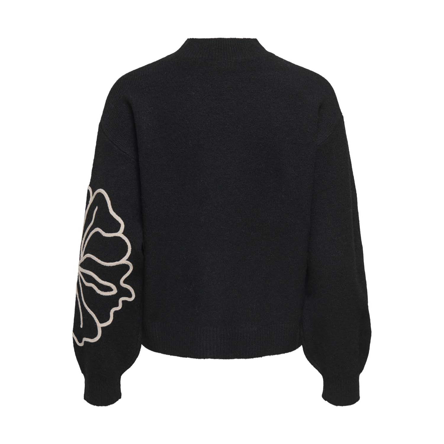 Jacqueline De Yong Jella Flower Pullover