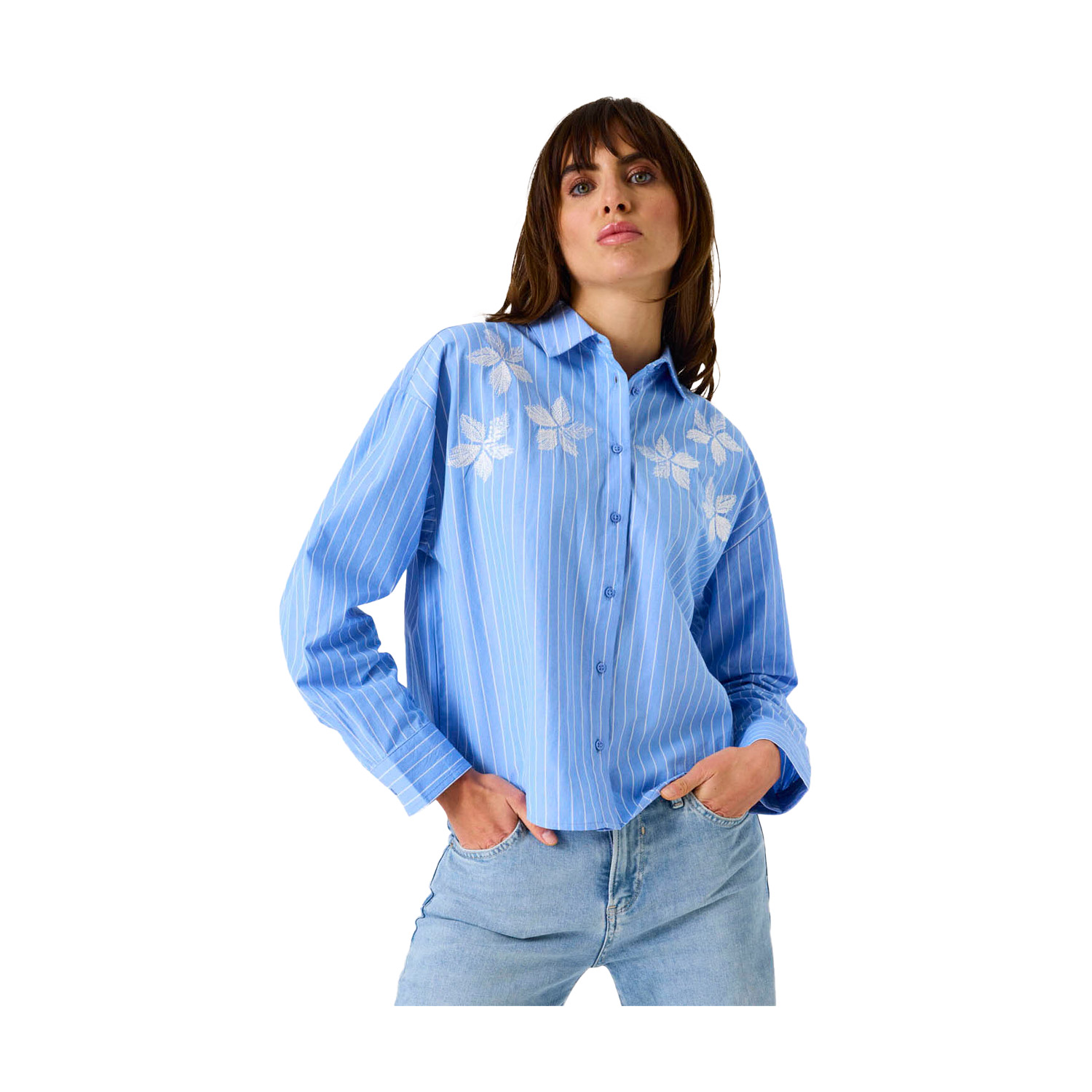 Garcia Ladies Shirt Longsleeve