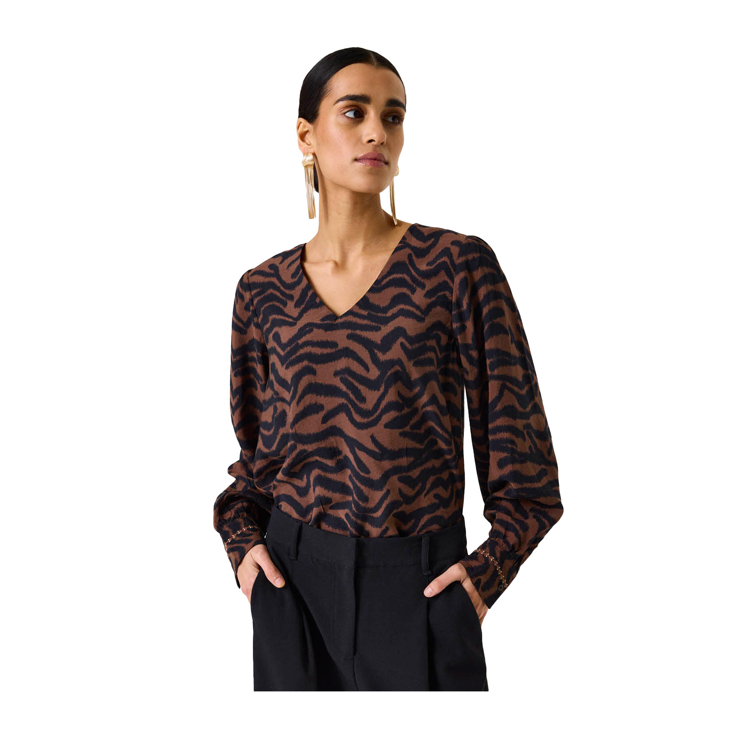 Garcia Ladies Shirt Longsleeve
