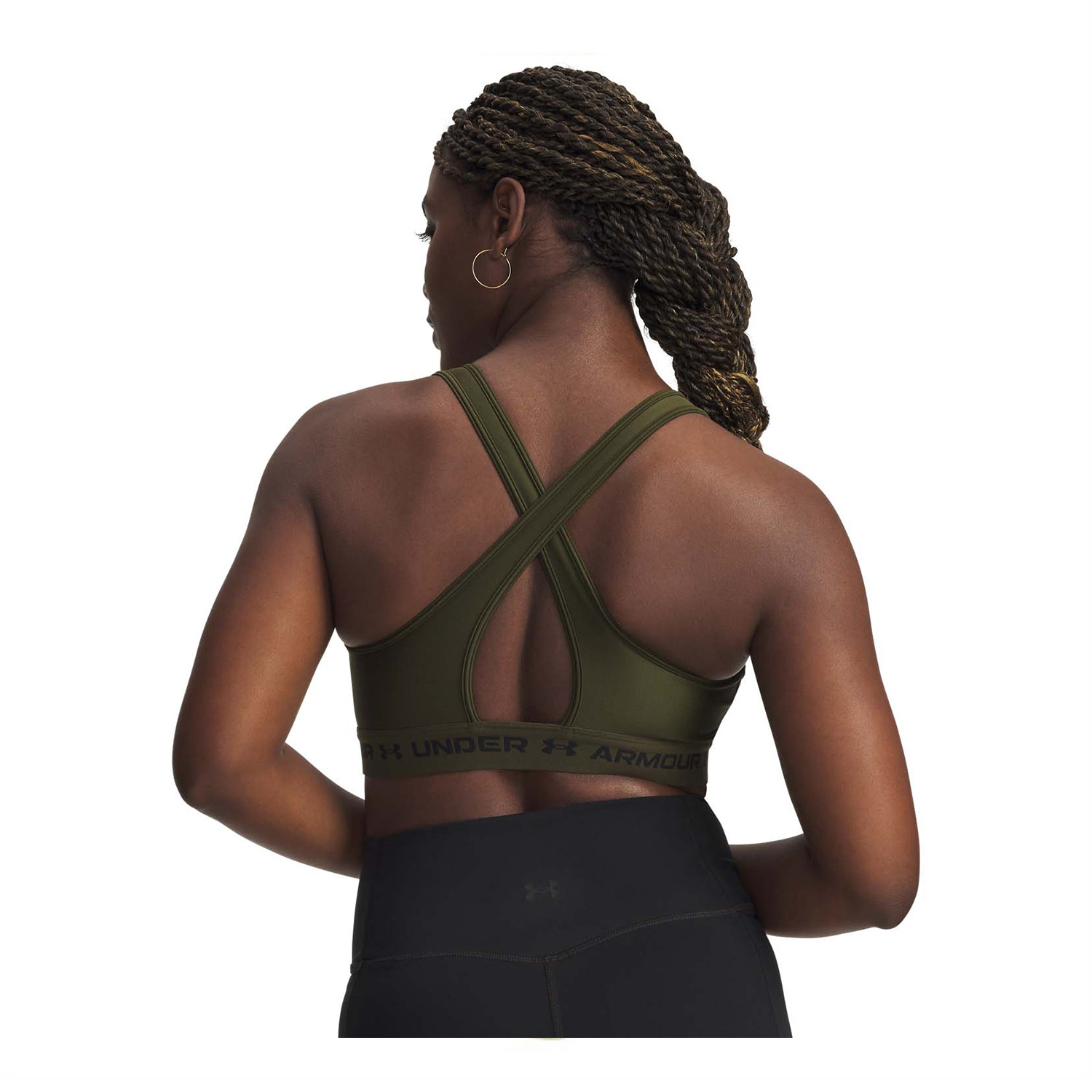 Under Armour Mid Crossback Sports Bra