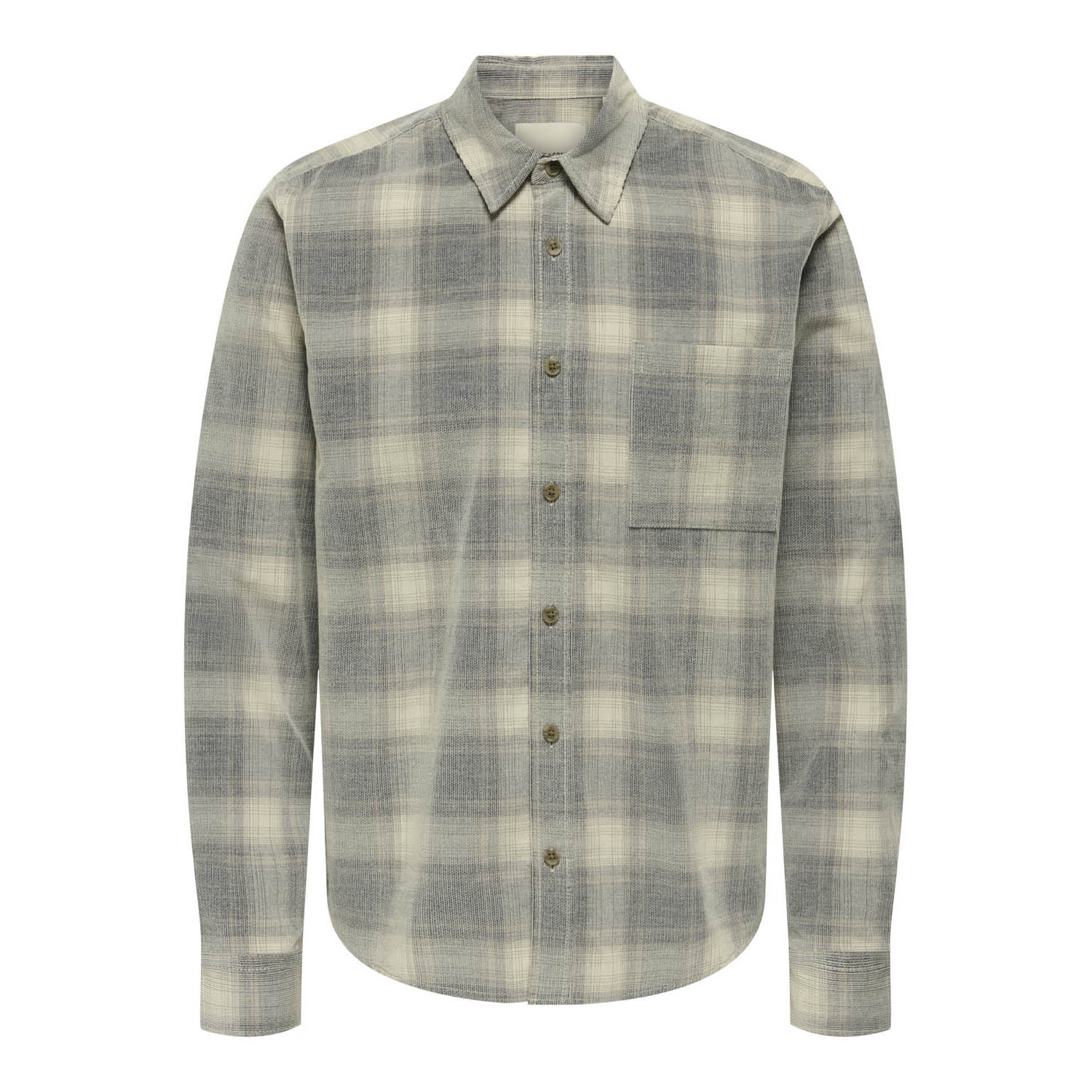Only & Sons William Corduroy Shirt Groen